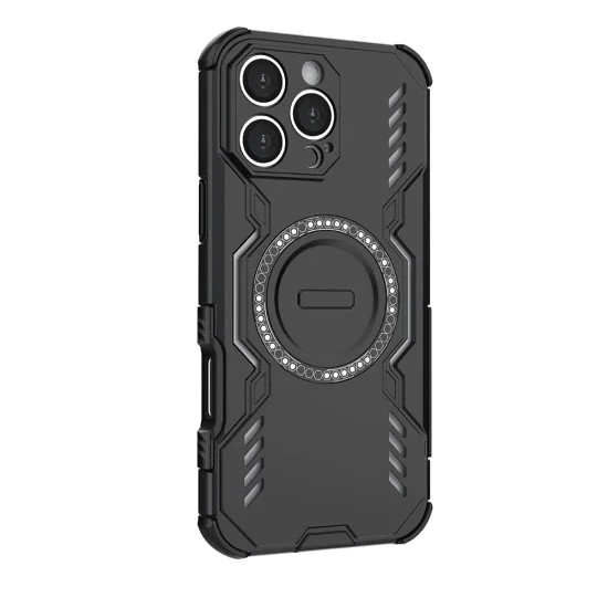 Калъф за iPhone 16 Pro Max - ArmorMag Case - черен