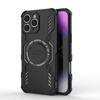Калъф за iPhone 16 Pro Max - ArmorMag Case - черен
