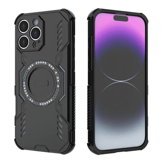 Калъф за iPhone 16 Pro Max - ArmorMag Case - черен