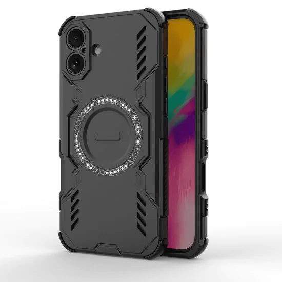 Калъф за iPhone 16 Plus - ArmorMag Case - черен
