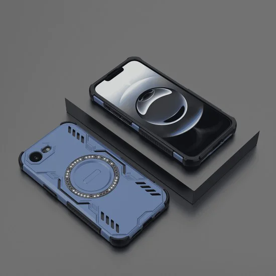 Калъф за iPhone 16e - ArmorMag Case - Син