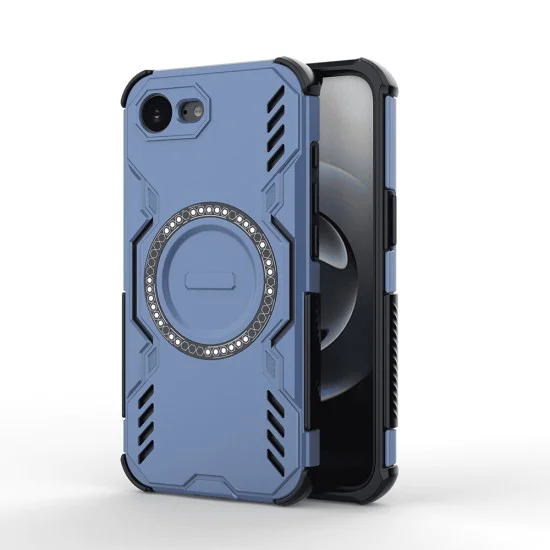 Калъф за iPhone 16e - ArmorMag Case - Син
