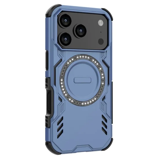 Калъф за iPhone 17 Pro - ArmorMag Case - Син