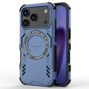 Калъф за iPhone 17 Pro - ArmorMag Case - Син