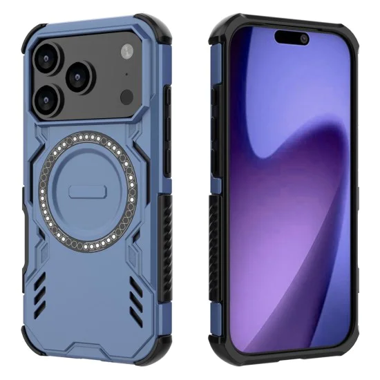 Калъф за iPhone 17 Pro - ArmorMag Case - Син