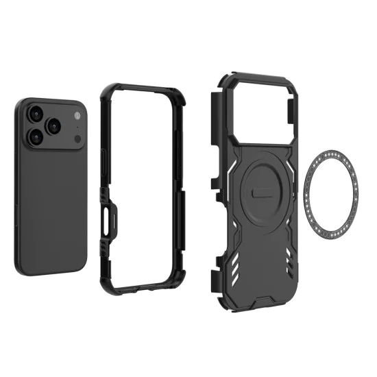 Калъф за iPhone 17 Pro - ArmorMag Case - Син
