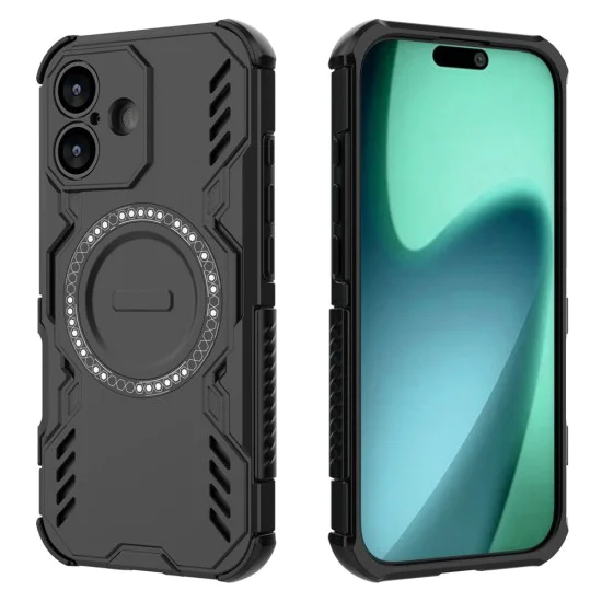 Калъф за iPhone 17 - ArmorMag Case - Черен