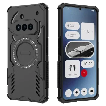 Case for Nothing Phone (3a) - ArmorMag Case - черен