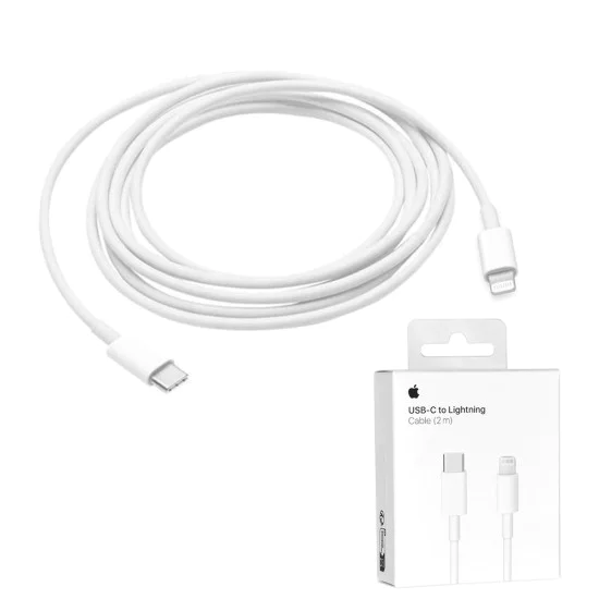 Кабел за данни / зареждане – Apple MW2R3ZM/A – USB-C към Lightning, Fast Charge, 96W, 2m – Бял (Blister)