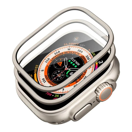 Протектор за Apple Watch Ultra / Ultra 2 / Ultra 3 - Armorite Screen Protector (2 броя) - Титан