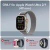 Протектор за Apple Watch Ultra / Ultra 2 / Ultra 3 - Armorite Screen Protector (2 броя) - Титан