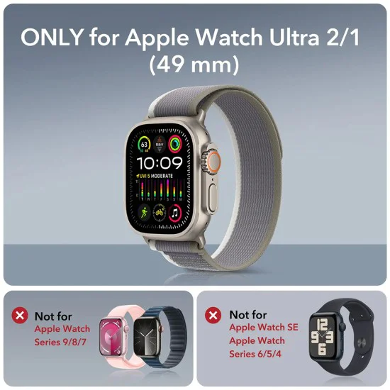Протектор за Apple Watch Ultra / Ultra 2 / Ultra 3 - Armorite Screen Protector (2 броя) - Титан