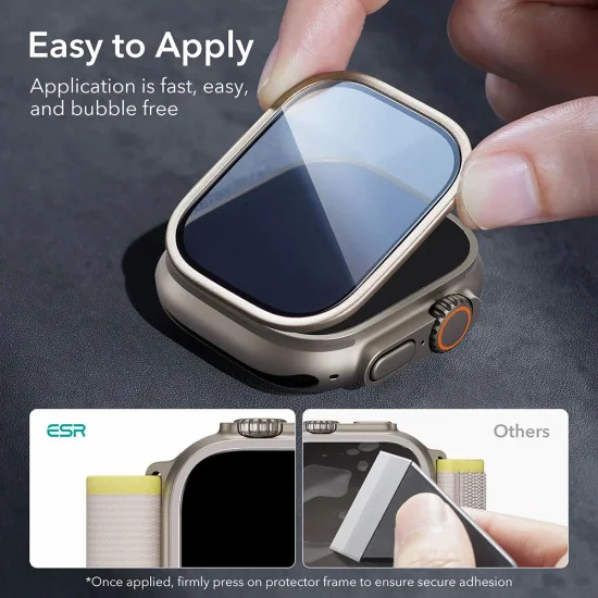 Протектор за Apple Watch Ultra / Ultra 2 / Ultra 3 - Armorite Screen Protector (2 броя) - Титан