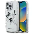 Калъф за iPhone 16 Pro - IML Sketched Graphic Logo (KLHCP16LHMLGFCH) - Прозрачен