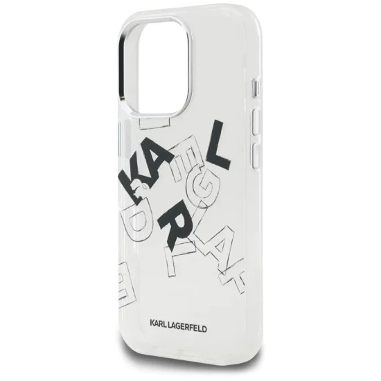 Калъф за iPhone 16 Pro - IML Sketched Graphic Logo (KLHCP16LHMLGFCH) - Прозрачен