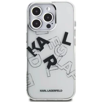 Калъф за iPhone 16 Pro - IML Sketched Graphic Logo (KLHCP16LHMLGFCH) - Прозрачен