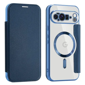 Калъф Камера за Google Pixel 10 Pro XL - SmartMag Book Case - Син