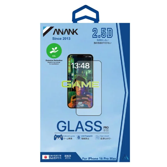 Протектор за протектор за екран с пръстови отпечатъци - ANANK - 2.5D 1X Reinforced Anti - iPhone 16