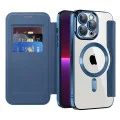 Калъф за iPhone 13 Pro - SmartMag Book Case - Син