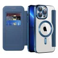 Калъф за iPhone 13 Pro Max - SmartMag Book Case - Син