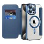 Калъф за iPhone 15 Pro Max - SmartMag Book Case - Син