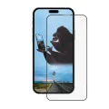 Протектор за iPhone 15 Pro Max - ANANK - 2.5D CG стъклен протектор за екран - Черен
