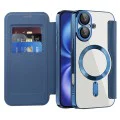 Калъф за iPhone 16 - SmartMag Book Case - Син