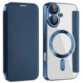 Калъф за iPhone 16 Plus - SmartMag Book Case - Син