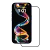 Протектор за iPhone 15 - ANANK - 2.5D стъклен протектор за екран (опаковка от 10 броя) - Черен