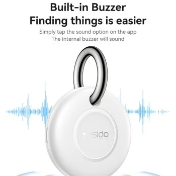 Смарт тракер – Yesido EC14 – Works with Apple Find My, 240mAh, MFi – Бял