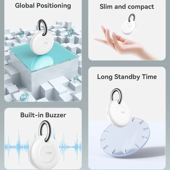 Смарт тракер – Yesido EC14 – Works with Apple Find My, 240mAh, MFi – Бял