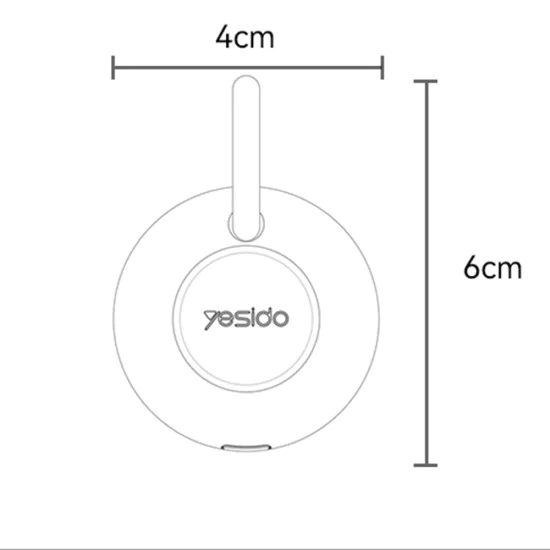 Смарт тракер – Yesido EC14 – Works with Apple Find My, 240mAh, MFi – Бял