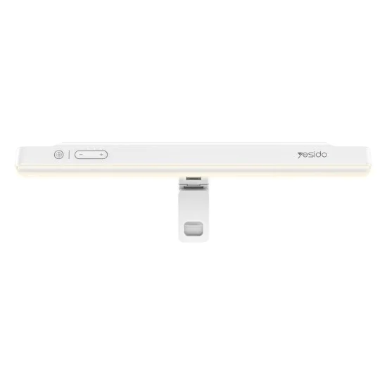 Безжична лампа за четене (DH11) - Yesido - Type-C, 3600mAh, регулируем ъгъл, 5 нива на яркост - Бяло