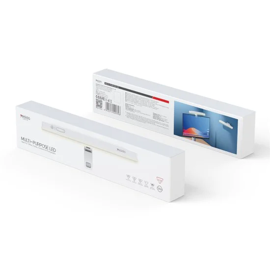 Безжична лампа за четене (DH11) - Yesido - Type-C, 3600mAh, регулируем ъгъл, 5 нива на яркост - Бяло