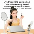 Настолна стойка със светлина – Yesido DH10 – регулируема, beauty refill light, 1000mAh, 4.7–7 – Бяла