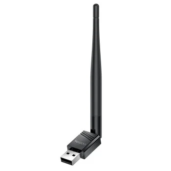 Wi-Fi адаптер – Yesido WP11 – външна антена, WiFi4, USB2.0, 150Mbps, Plug&Play – Черен