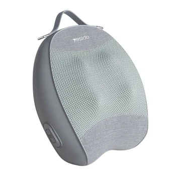 Масажор за гръб – Yesido MG15 – отопление, тиха работа, 32W, 2000mAh – Сив