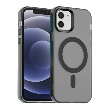 Калъф за iPhone 12 / iPhone 12 Pro - CandyCase MagSafe - черен