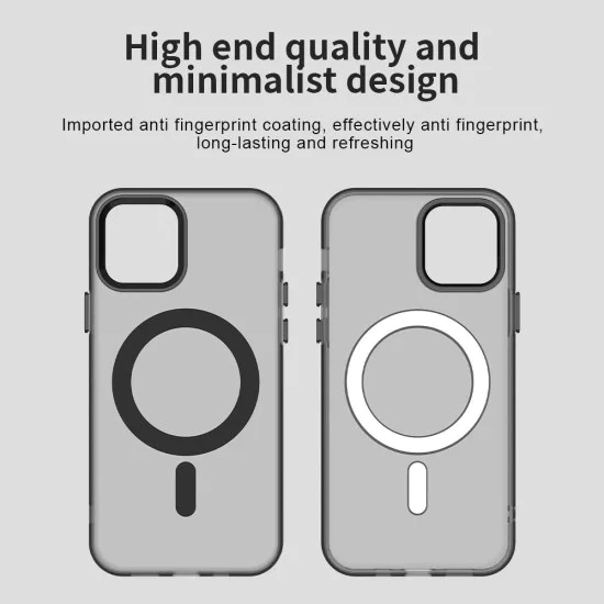 Калъф за iPhone 12 / iPhone 12 Pro - CandyCase MagSafe - черен