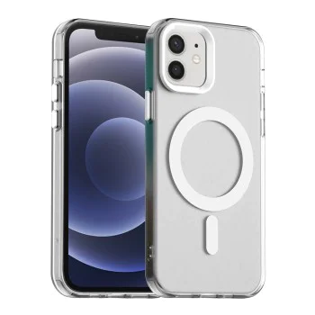Калъф за iPhone 12 / iPhone 12 Pro - CandyCase MagSafe - Бял