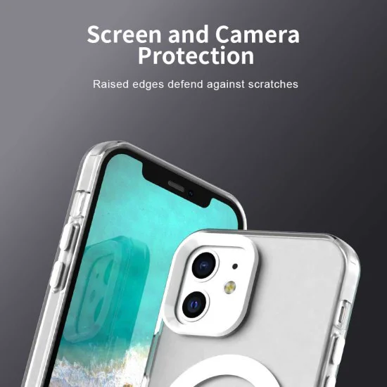 Калъф за iPhone 12 / iPhone 12 Pro - CandyCase MagSafe - Бял