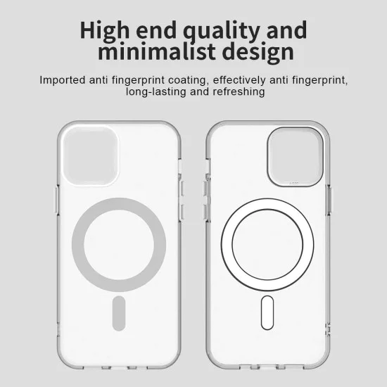 Калъф за iPhone 12 / iPhone 12 Pro - CandyCase MagSafe - Бял