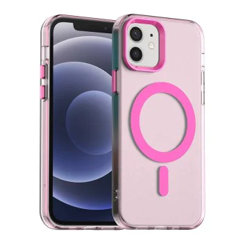 Калъф за iPhone 12 / iPhone 12 Pro - Techsuit - CandyCase MagSafe - Розов