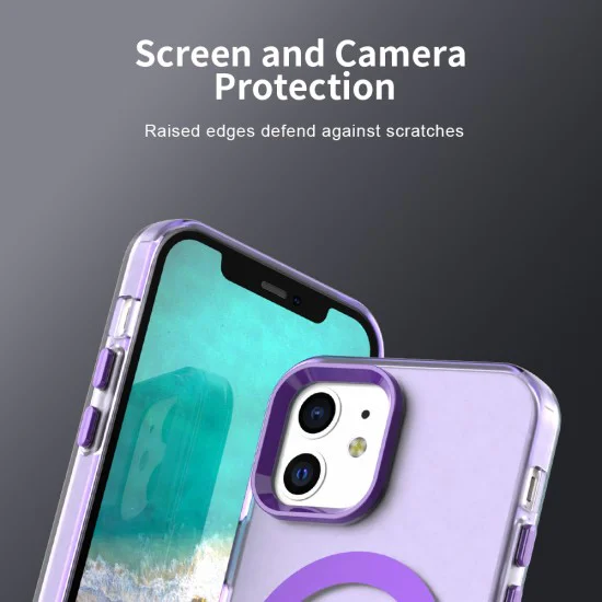 Калъф за iPhone 12 / iPhone 12 Pro - CandyCase MagSafe - Лилав