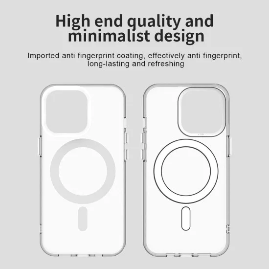 Калъф за iPhone 12 Pro Max - CandyCase MagSafe - Бял