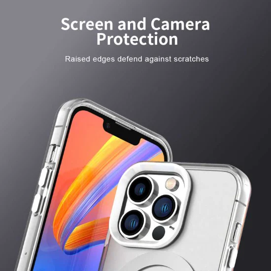 Калъф за iPhone 12 Pro Max - CandyCase MagSafe - Бял