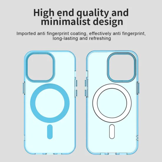 Калъф за iPhone 12 Pro Max - CandyCase MagSafe - син