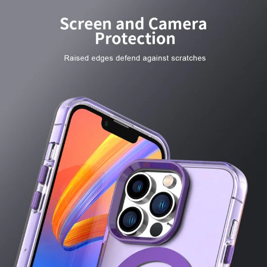 Калъф за iPhone 12 Pro Max - CandyCase MagSafe - Лилав