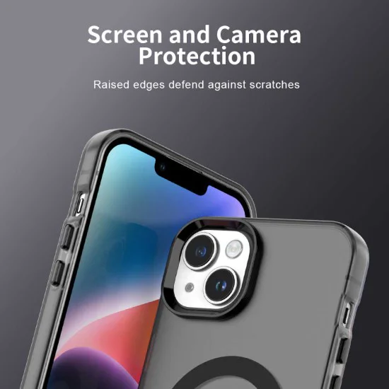 Калъф за iPhone 13 - Techsuit - CandyCase MagSafe - Черен