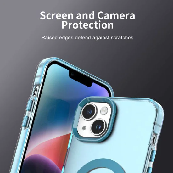 Калъф за iPhone 13 - CandyCase MagSafe - син